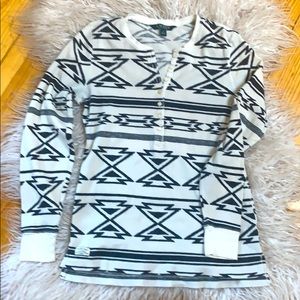 Ralph Lauren Waffle Knit Shirt Size M